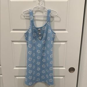 Jenna & Jessie USA Blue Floral Dress